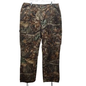 Vintage Walls Outdoors USA Made  Adjustable 42-44 X 32 Advantage Camo Cargo Pant